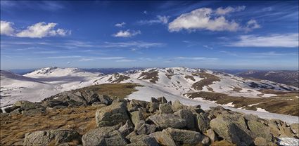 View from Summit  Kosciuszko NP - NSW T (PBH4 00 10604)